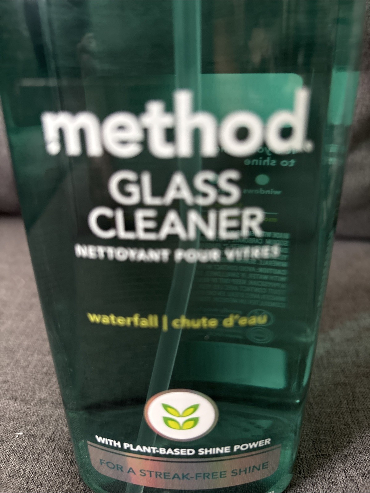Method WATERFALL Scent Glass & Surface Cleaner Plant Based 2 PACK – 28oz each