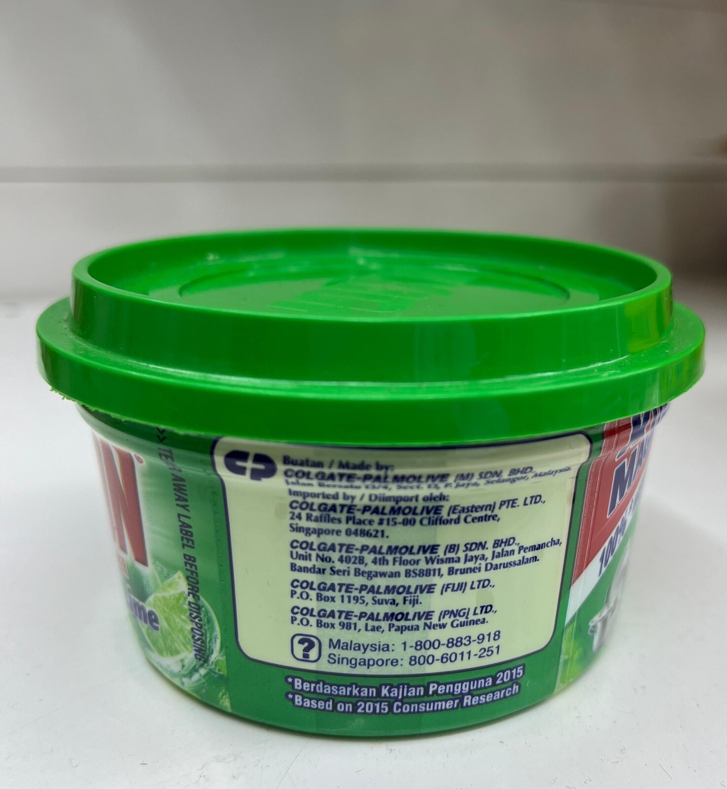 BUY 1 FREE 1! MINI AXION GREASE STRIPPER LEMON&LIME~ Dish & Pan Soap Deterg 185g