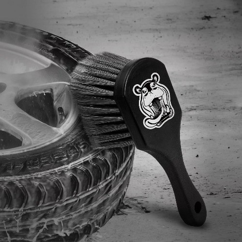Tire Cleaning Brush, Wheelie All Exterior Surface and Wheel Brush (Safe for Cars