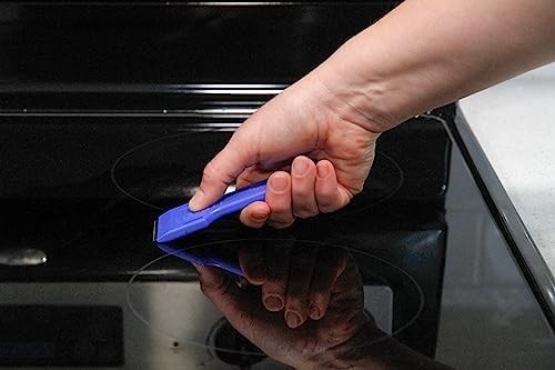 3 X Scraper & 3 X Pad Kit Cooktop And Stove Top Cleaner For Glass Ceramic Surfac