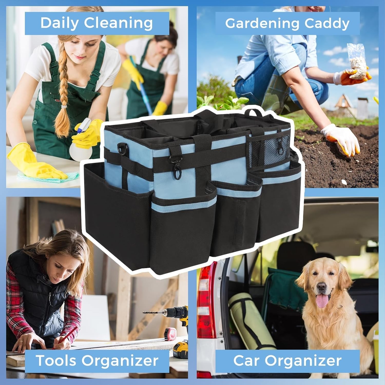 Water-Resistant Wearable Cleaning Caddy – Efficient Organizer for Housekeepers