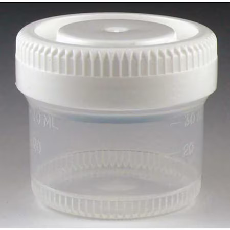 Globe Scientific 6522 Airtight Container, 60Ml, Pk500