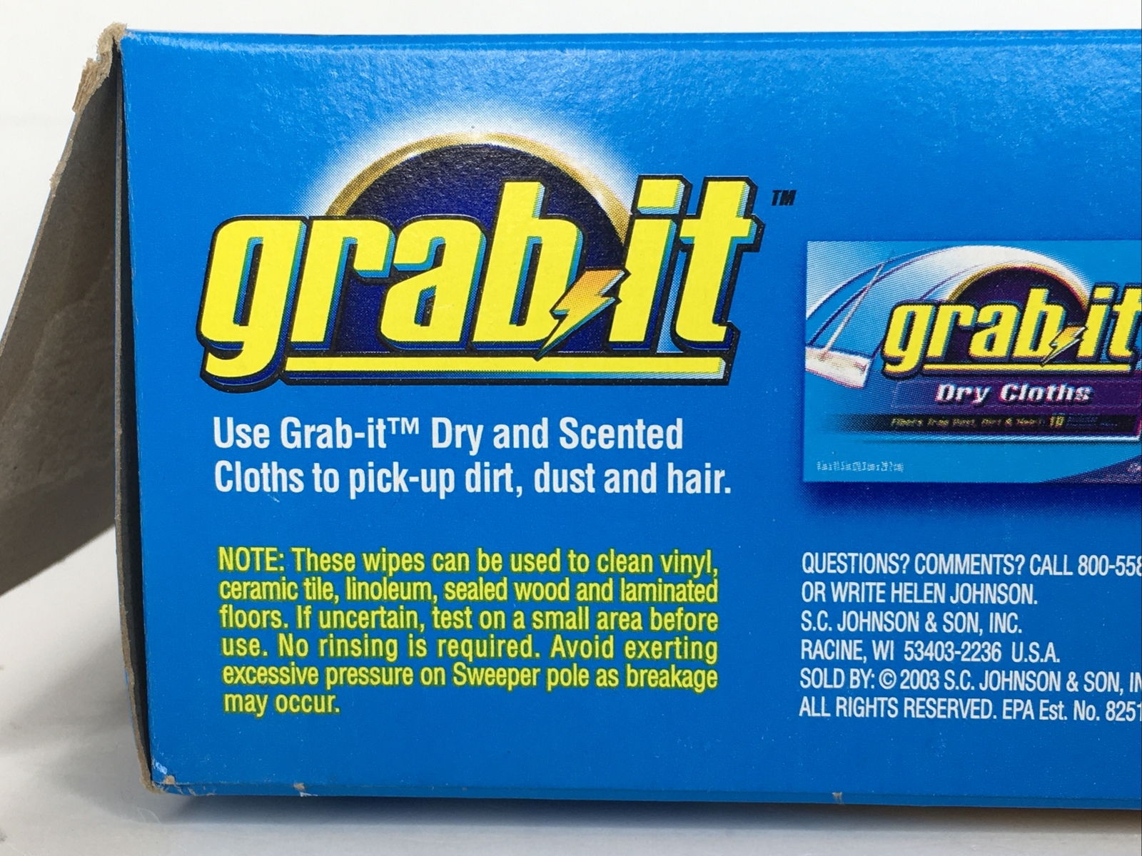 Pledge Grab It Vinegar Wet Floor Wipes 12 Ct Natural Care for Wood Floors DISC!