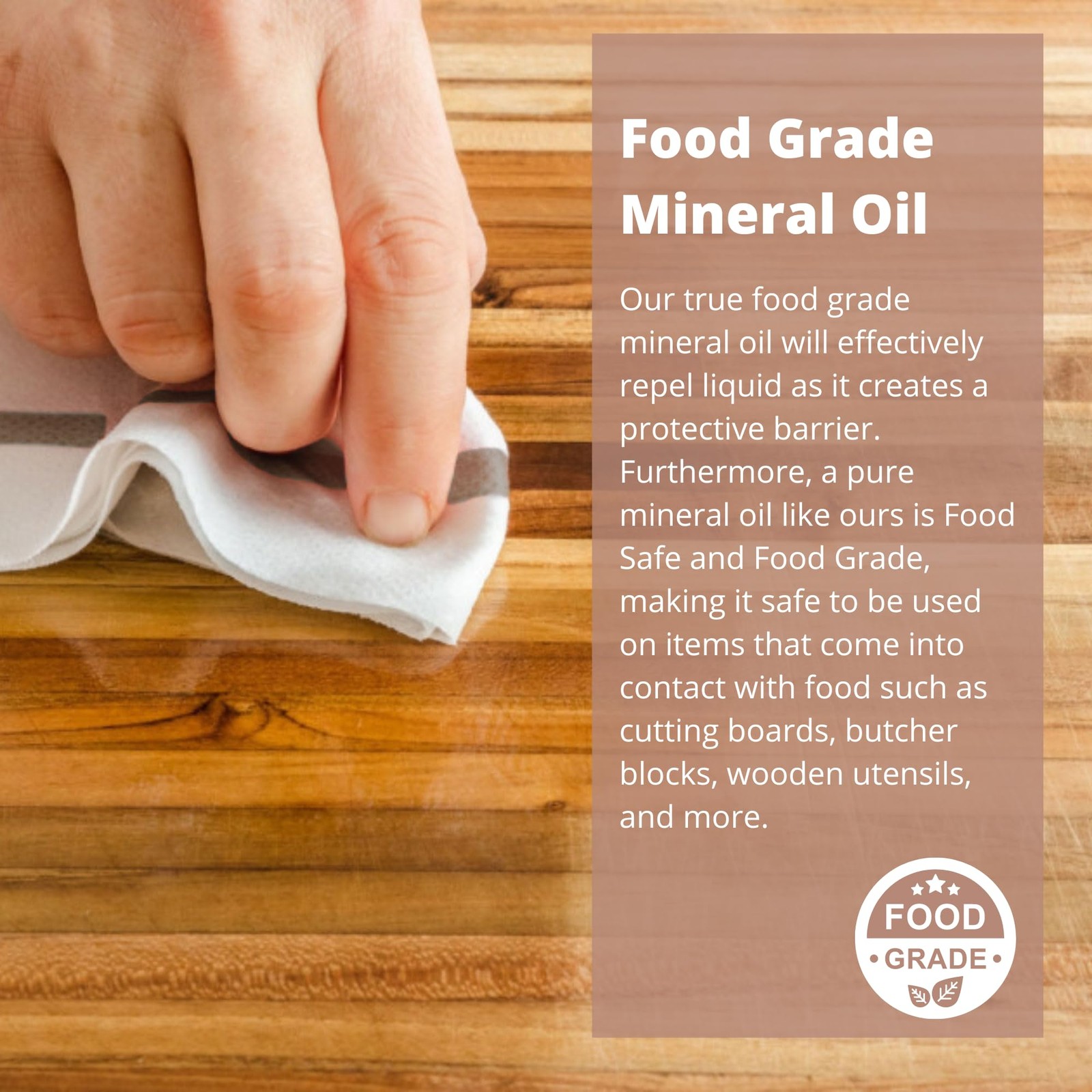 Specialist Cutting Board Oil by | Food Grade Mineral Oil for Wood, Stone, & B…