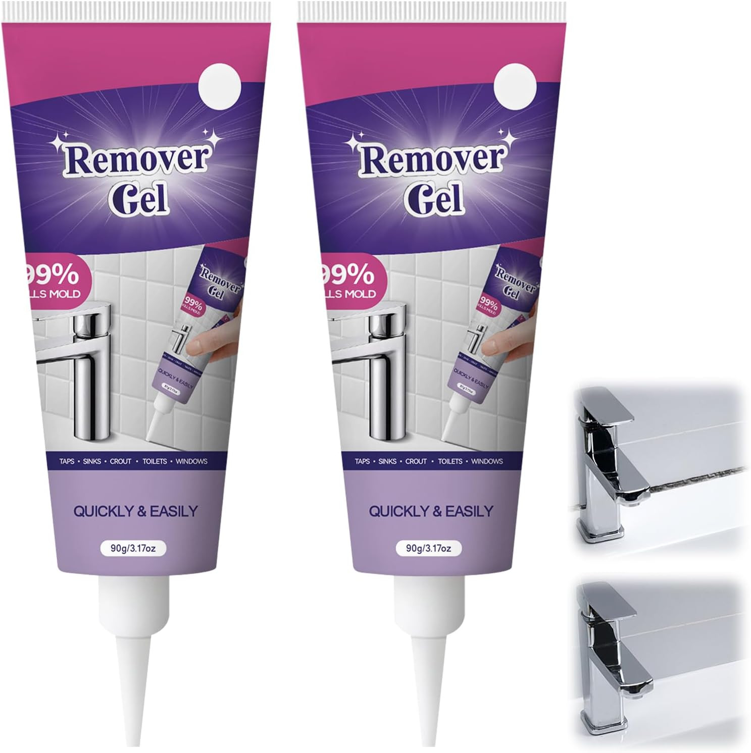 2Pcs Cleaning Remover Gel, Powerful Household Cleaning Gel, Suitable for Cleanin