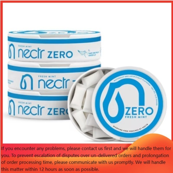Nectr Zero Pouches – Fresh Mint – 4ct