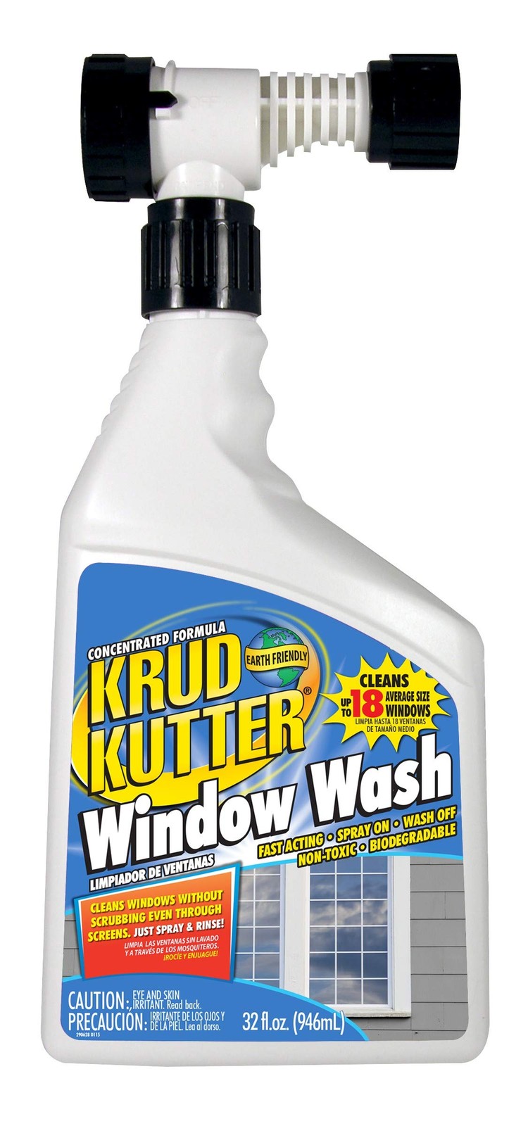 Window Wash Cleaner, 32 oz, Streak Free Glass Cleaner for Windows, Mirrors an…