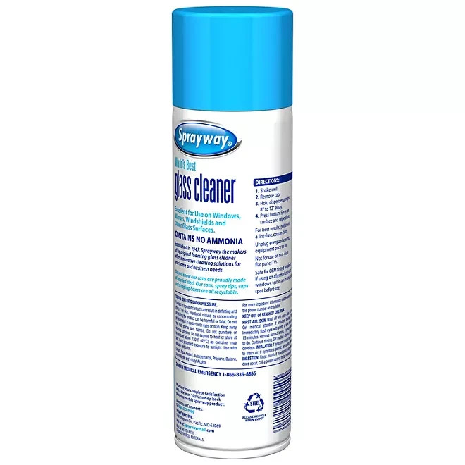 12 Pack Sprayway Glass Cleaner, 19oz FREE SHIPPING