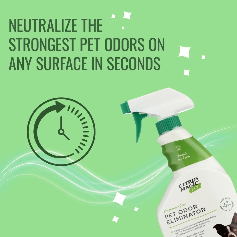 Pet Odor Eliminator Spray 22oz 3 Pack Stain Remover for Carpets Furniture Urine