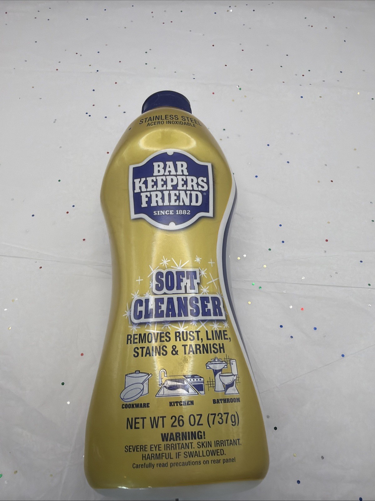 Bar Keepers Friend Soft Cleanser Liquid 26 oz All-Purpose Cleaner Kitchen Bath
