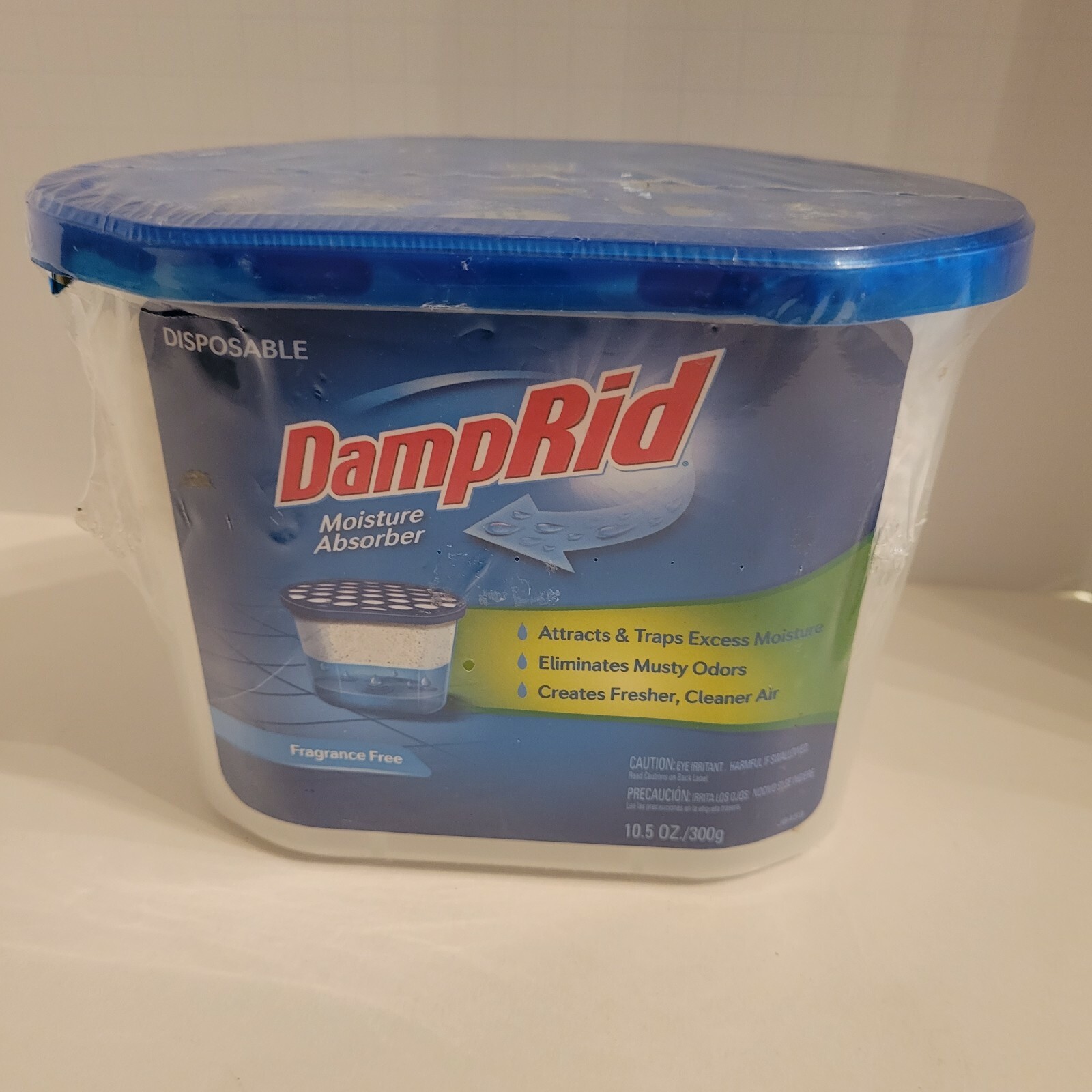 DampRid FG100 Unscented Disposable Moisture Absorber, 10.5-Ounce,White