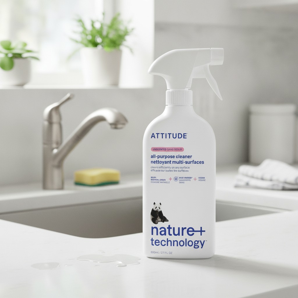 Eco-Friendly All Purpose Cleaner Spray – Unscented, 94% Plant-Based Formula