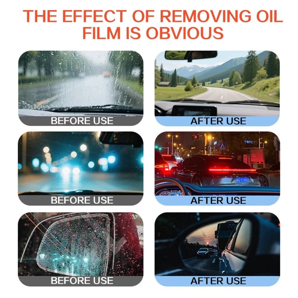 OGAS GLASS COMPOUND CLEANER – OILY FILM REMOVER AND CLEANER CAR WINDSCREEN TL