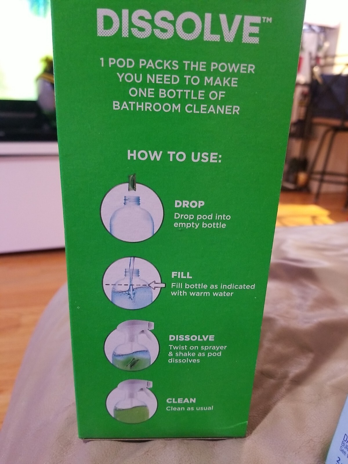 New SCRUBBING BUBBLES DISSOLVE CONCENTRATED POD Bottle & BATHROOM REFILLS 1 BOX