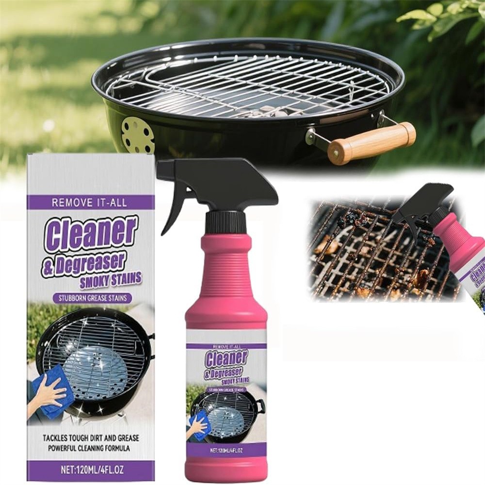 Fast-Acting Heavy-Duty Max Grill Degreaser Spray BBQ Cleaner Grease Remover
