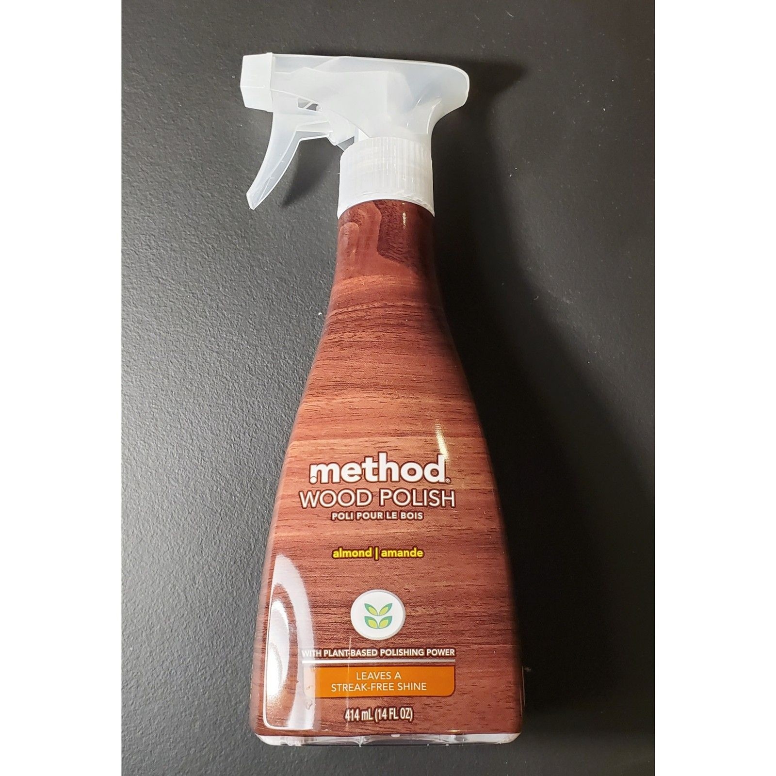 Method wood polish almond scent Plant Based Streak-Free Shine 14 oz