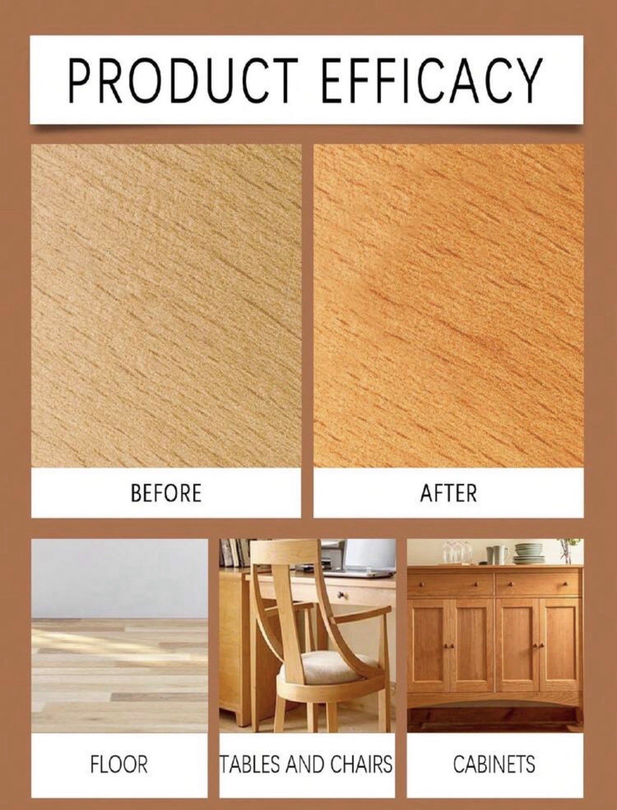 1pc 100ml Wood Furniture Floor Polish Durable Glossy Remover Scratch Non Greasy