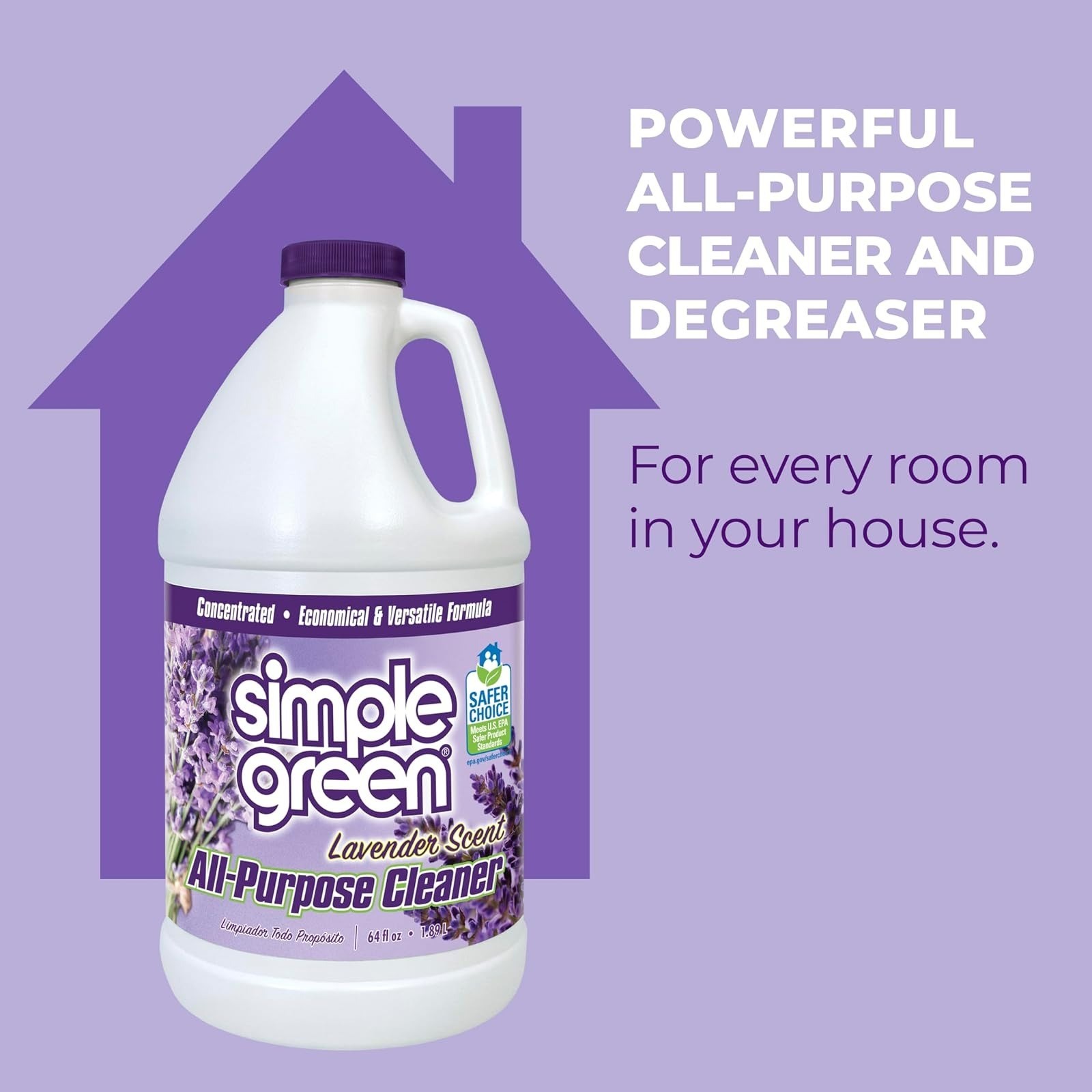 Simple Green All Purpose Cleaner Concentrate Lavender 64 Fl Oz