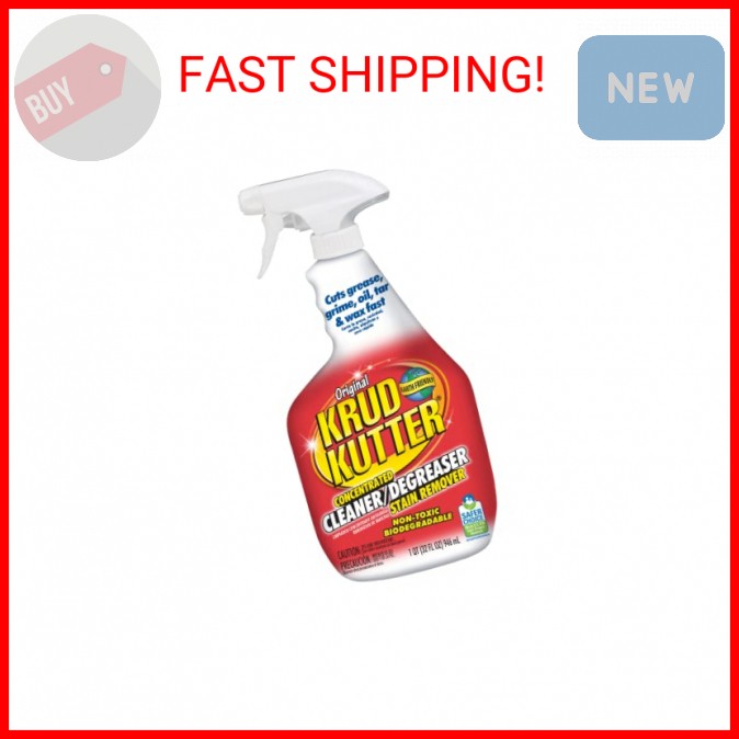 Krud Kutter KK326 Original Concentrated Cleaner/Degreaser Stain Remover Spray, 3