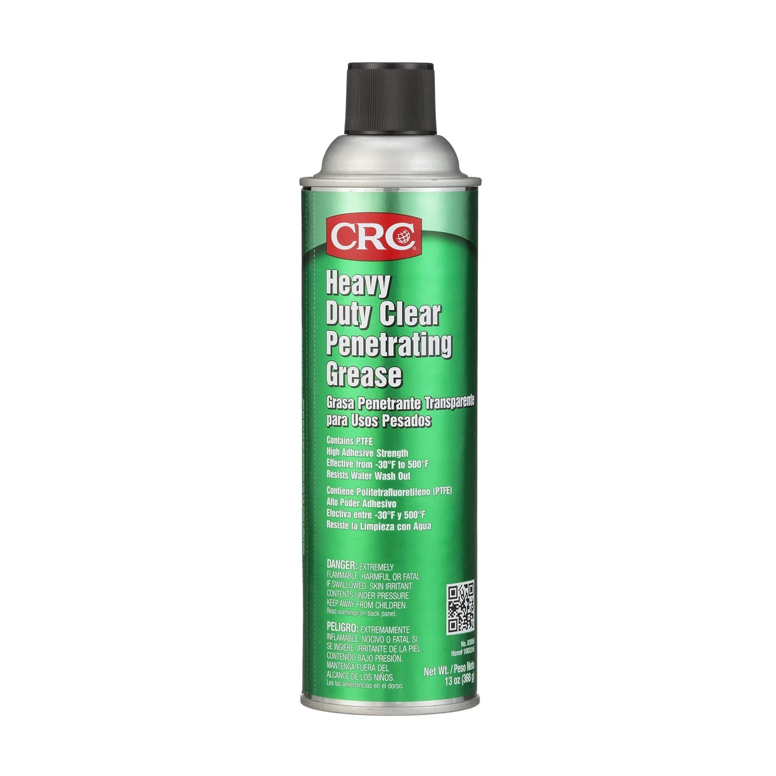 (4 Pack) CRC Heavy Duty Clear Penetrating Grease, 13 Wt Oz, 03056