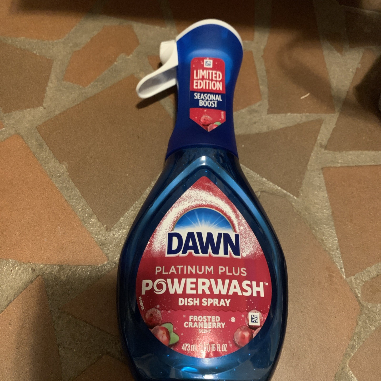 LIMITED EDITION Dawn Powerwash Spray FROSTED CRANBERRY Dish Soap 16oz NEW