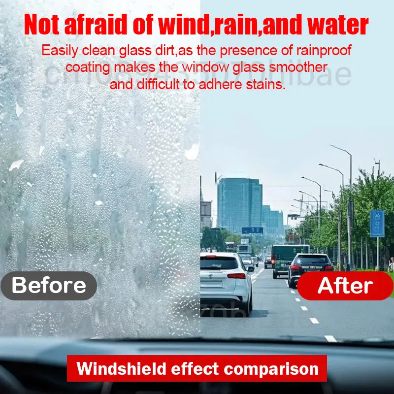 Car Glass Anti-Rain Water Repellent Nano Coating Hydrophobic Waterproof Spray