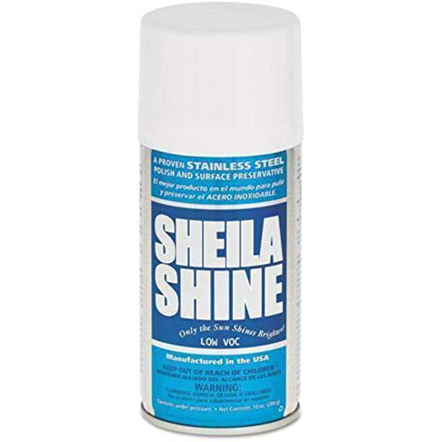 Sheila Shine Citrus Scent Stainless Steel Cleaner & Polish 10 oz. Spray