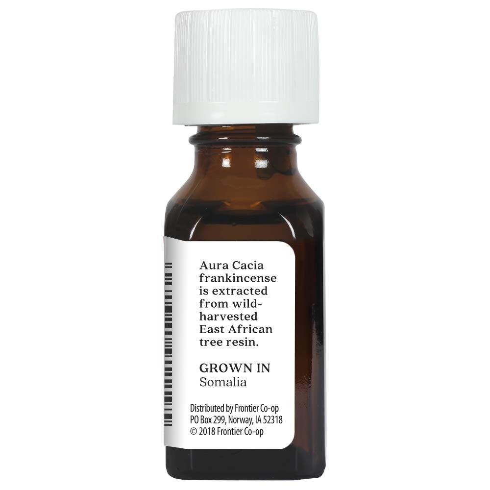 Aura Cacia Essential Oil, Meditative Frankincense, 0.5 Fluid Ounce – 3 Pack