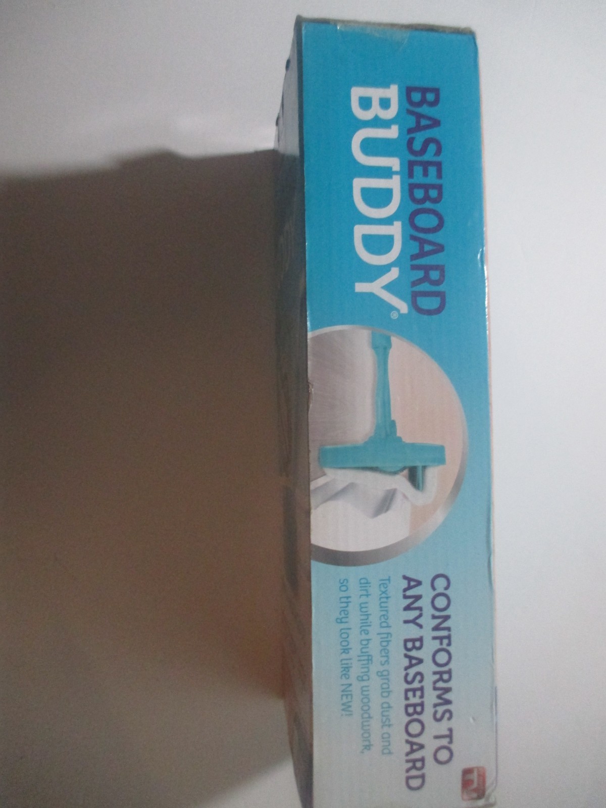 NIB Baseboard Buddy | Lightweight Home Cleaning Buddy, 4 Ft Handle Wet or dry