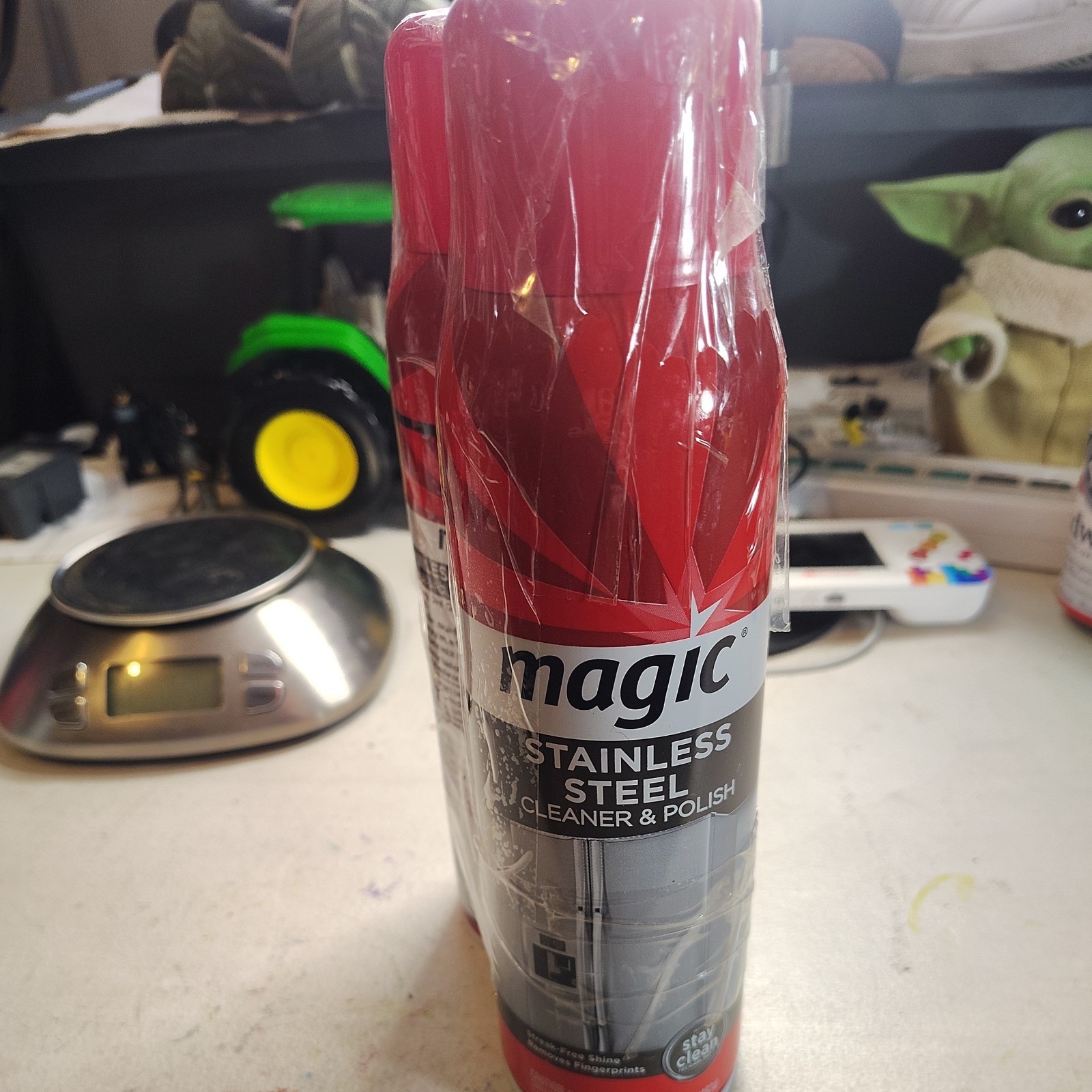 (2-Pk) Magic® STAINLESS STEEL Range Appliance POLISH & CLEANER Shine Protect