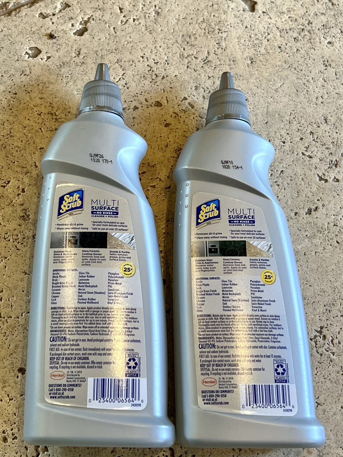 New Soft Scrub Multisurface Gel Cleaner and Polish, 18.3 OZ. – Pack of 2