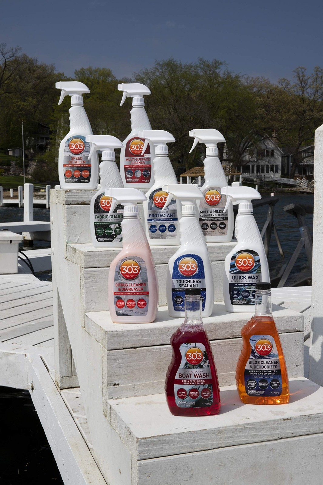 Water Repellent Fabric Protector for Boat Covers & Canvas – 16 oz Marine Guard