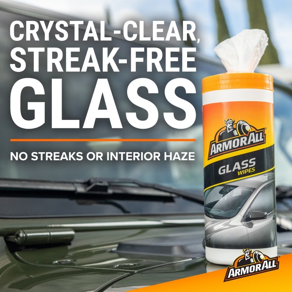 30ct Automotive Glass Cleaner Wipes