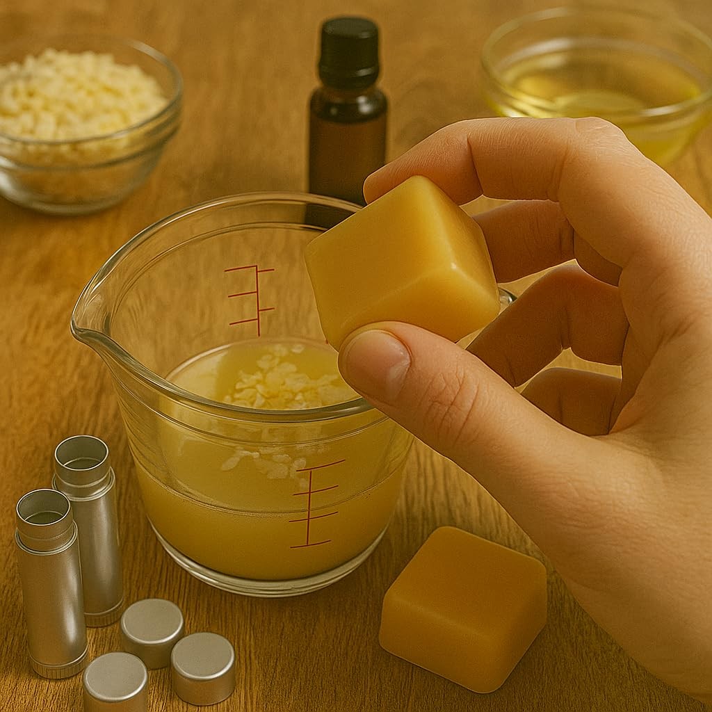Pure Beeswax Blocks – USA Made, Beekeeper Bar Crafted – Natural Beeswax for C…