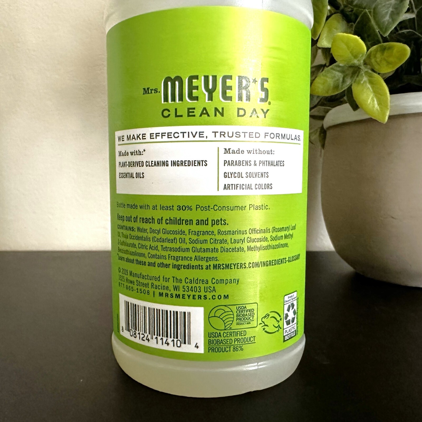 Mrs Meyers FRESH CUT GRASS Multi Surface Everyday Cleaner 16 Oz LIMITED EDITION