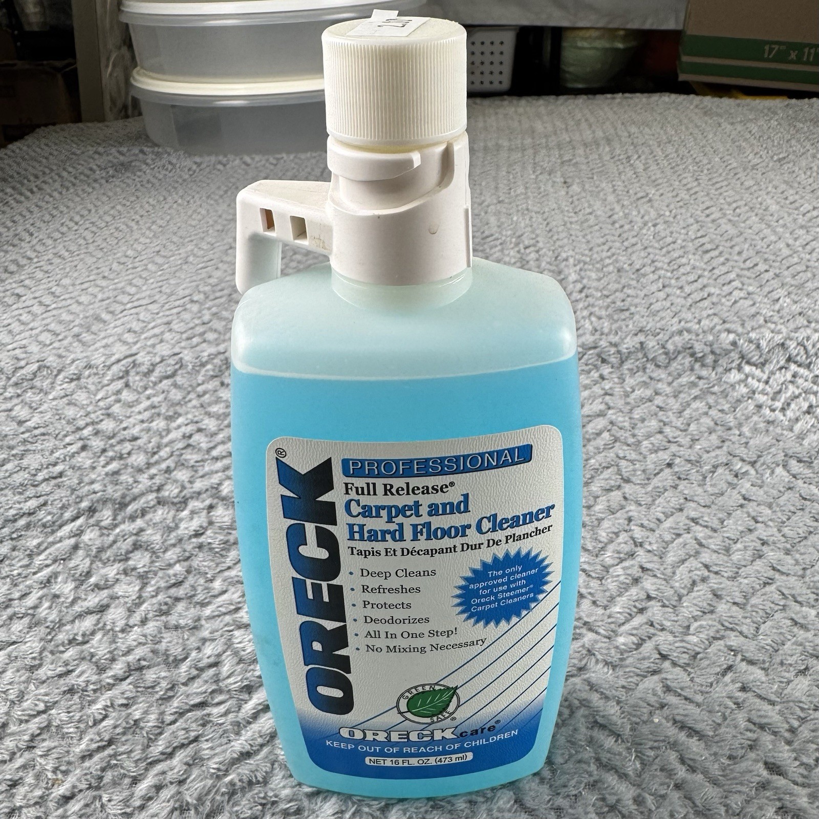 Oreck Carpet & Hard Floor Cleaner Professional Full Release 16 fl oz New Unused