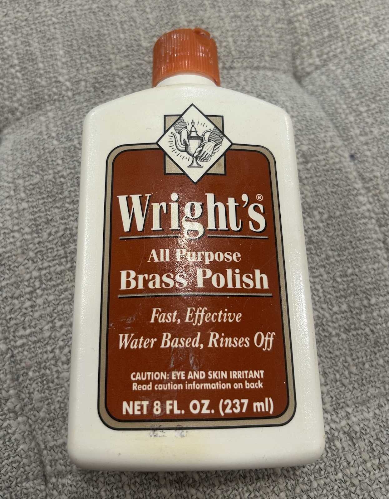 Wright’s All Purpose Brass Polish 8 fl oz Used 50% Full