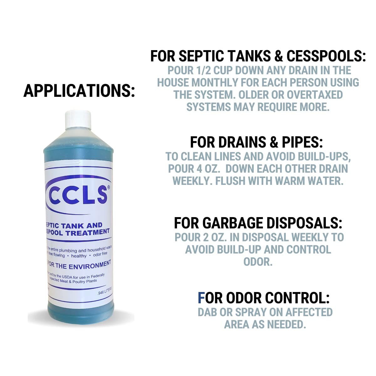 Septic Tank and Cesspool Treatment Additive/Organic Enzyme Producing Bacteria…