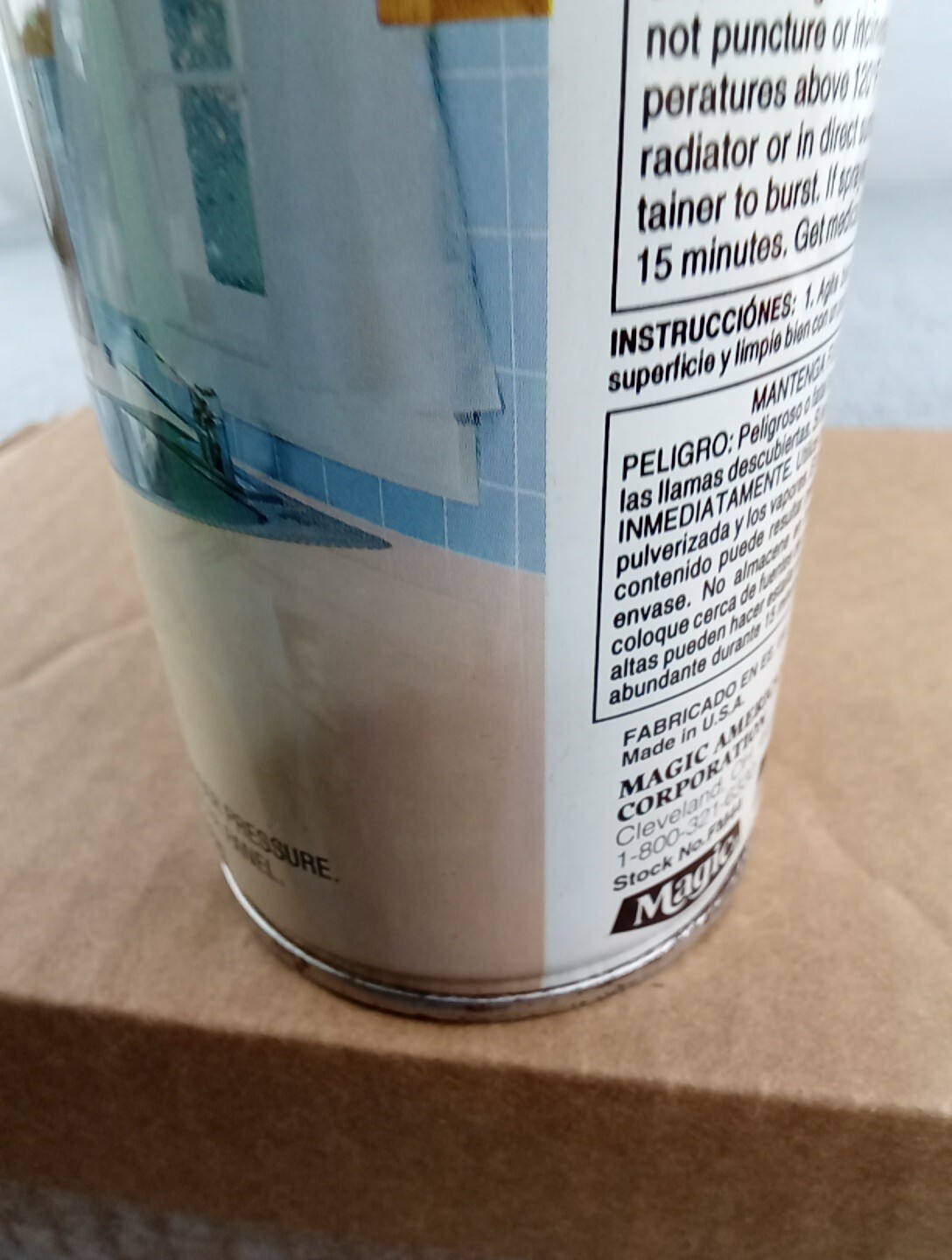 Vintage Countertop Magic 13 Oz Original Spray Formica Laminate FADED