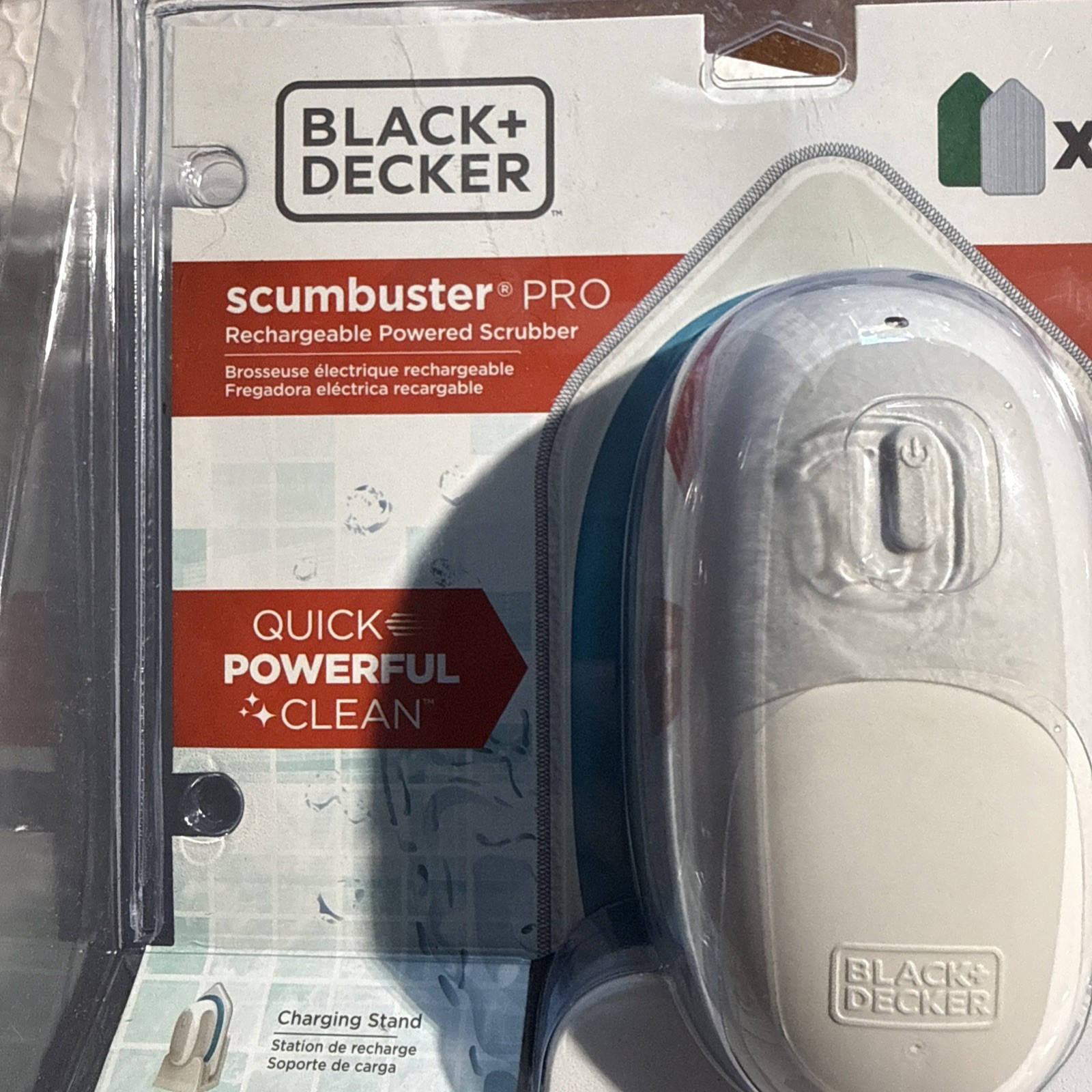 Black + Decker Scumbuster Pro Rechargeable Powered Scrubber BHPC210 New