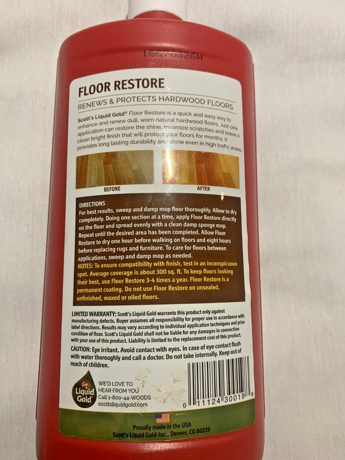 L@@K……Scott’s Liquid Gold 24 oz Floor Restore Renews & Protects Hardwood