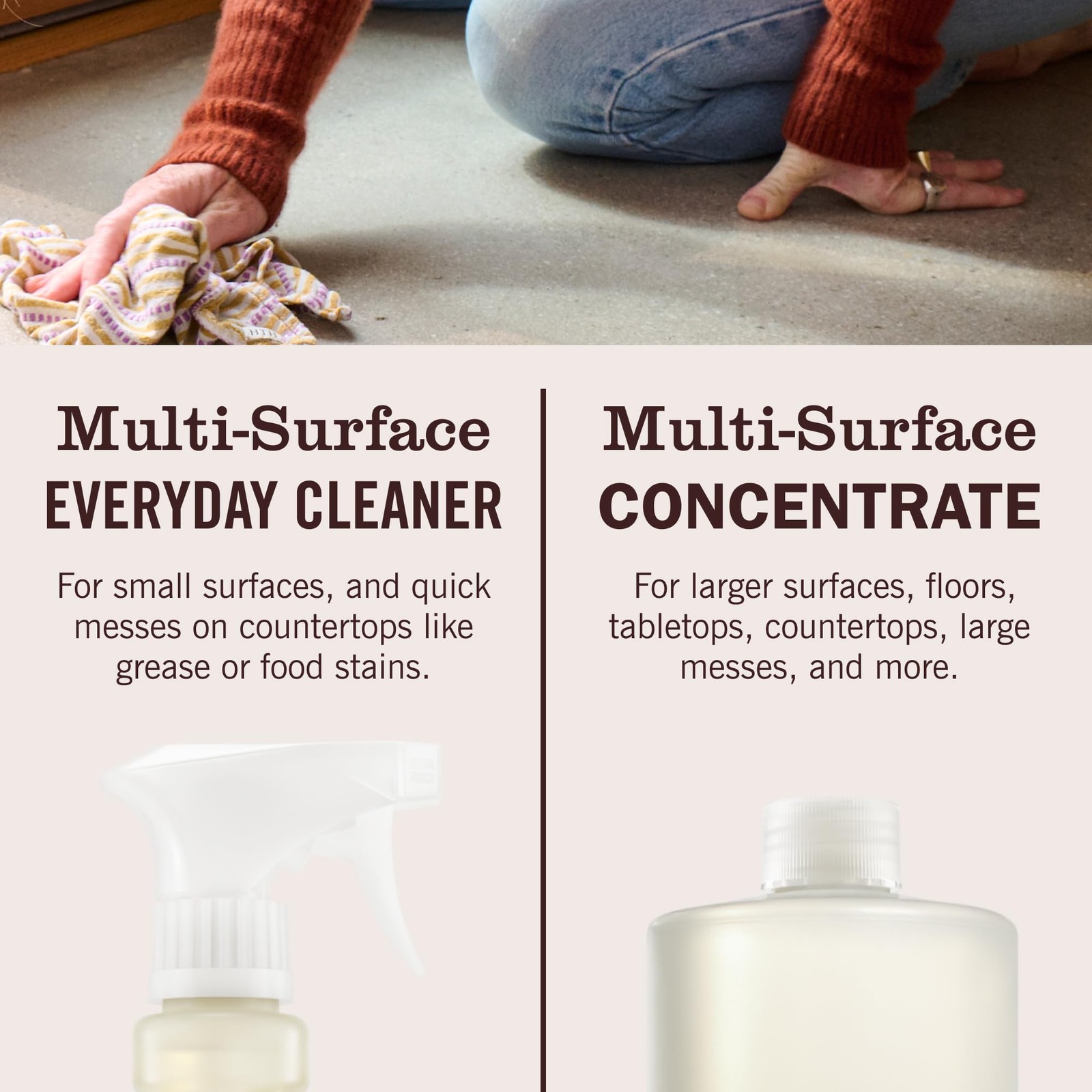 MRS. MEYER’S CLEAN DAY Multi-Surface Cleaner 32 Fl Oz (Pack of 1), No Color
