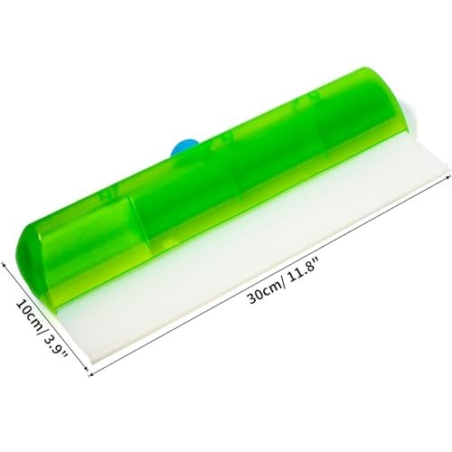 Flexible Silicone Squeegee T-Bar Water Blade with Long Handle for Car & Home Gla