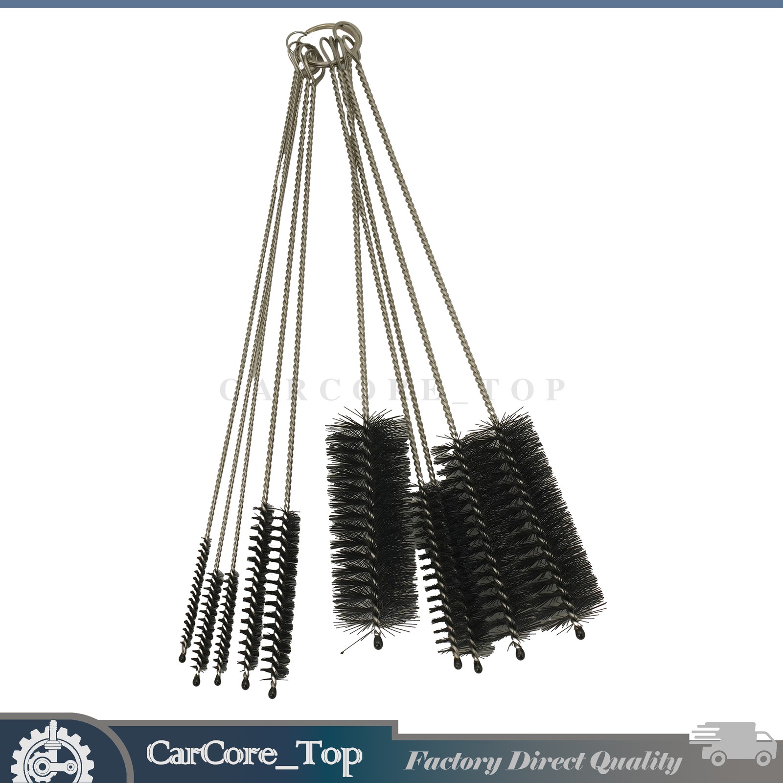 Fit Kitchen Nylon Cleaning Straw Brush Set 10PCS Bottle Tube Pipe Cleaner US