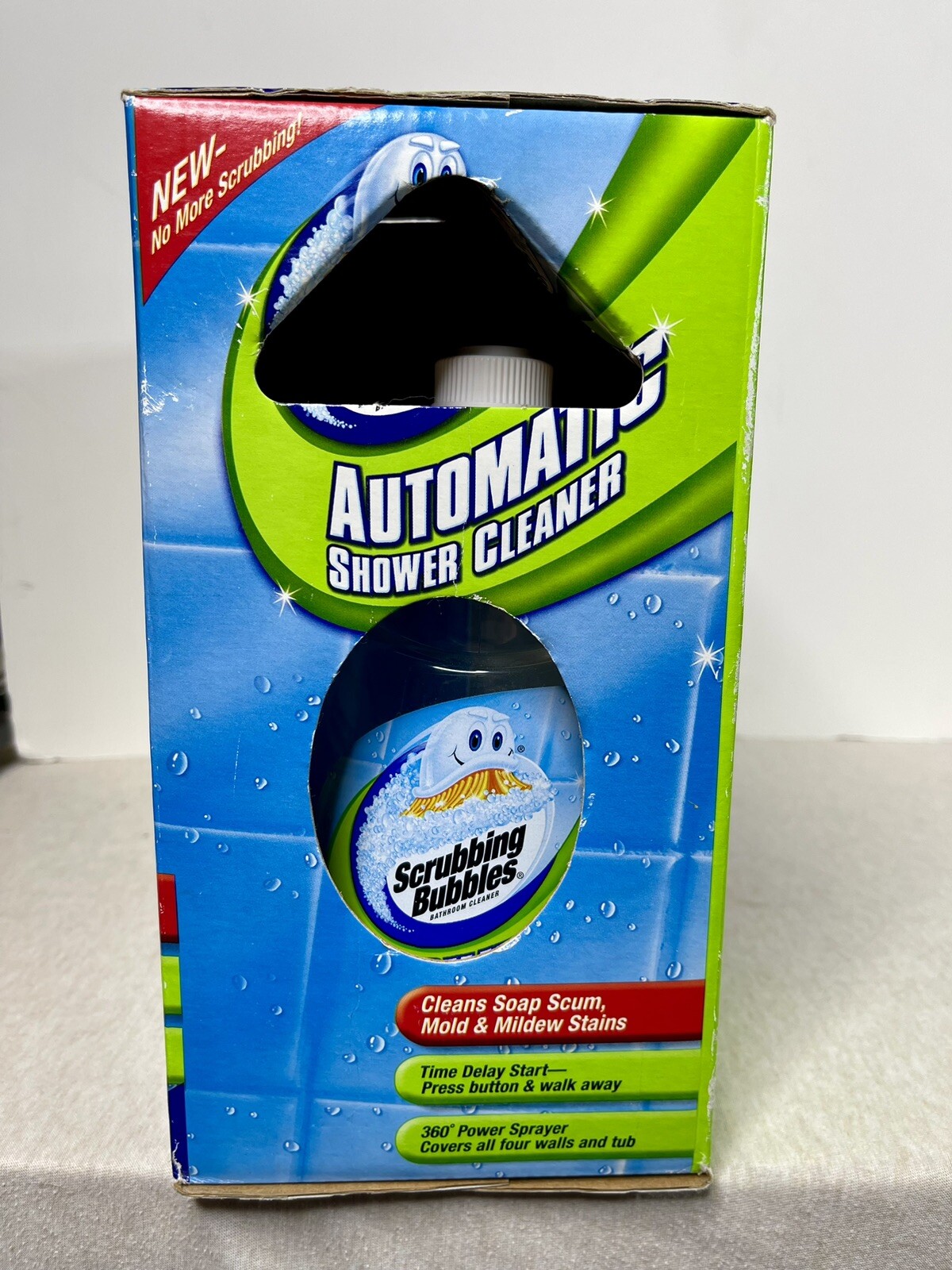 Scrubbing Bubbles Automatic Shower Cleaner Kit with 2 Refills Rotating Sprayer
