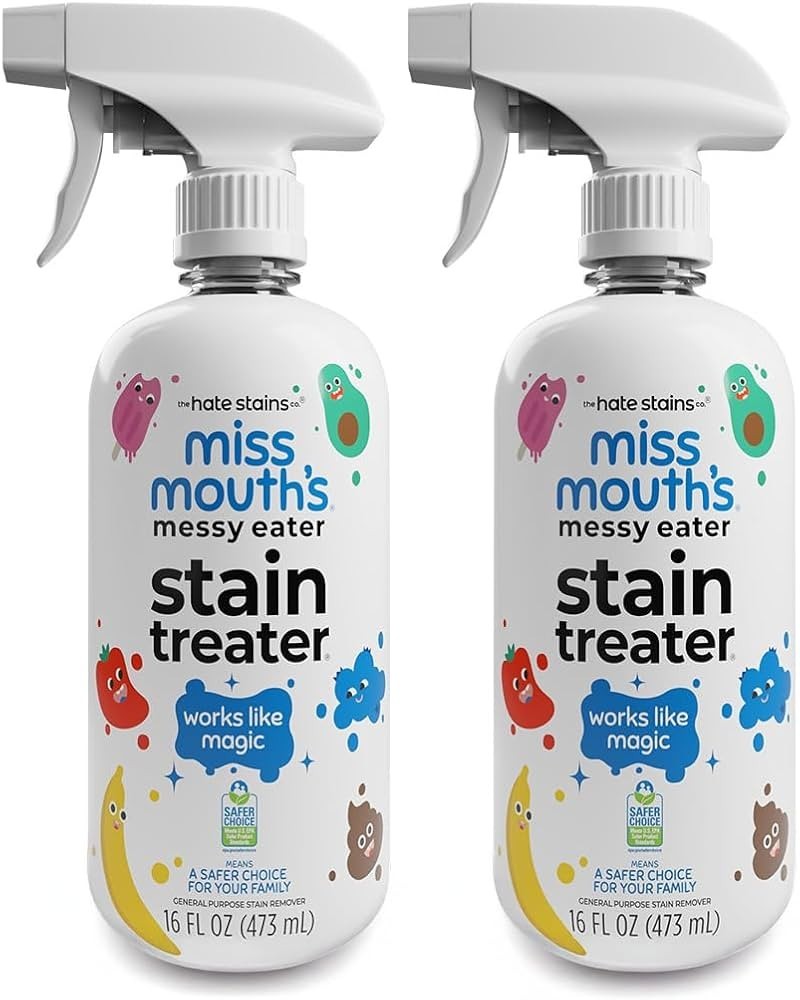 Miss Mouth’s – Messy Eater Stain Treater Spray – 16oz – Stain Remover – 2 Pack