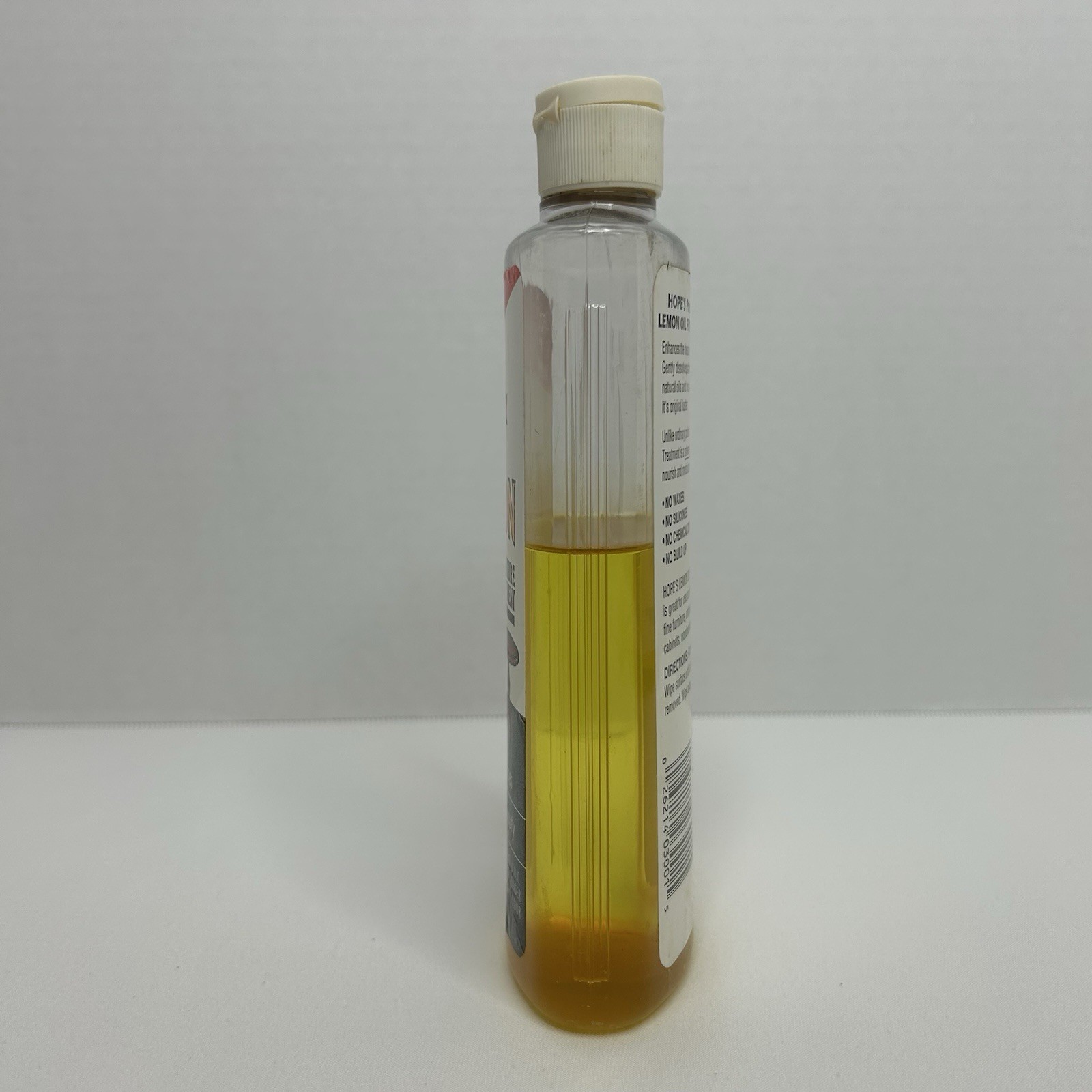Vtg Hope’s Lemon Oil Furniture Treatment 16 oz Non-Toxic Solvent Free 1/2+ Full