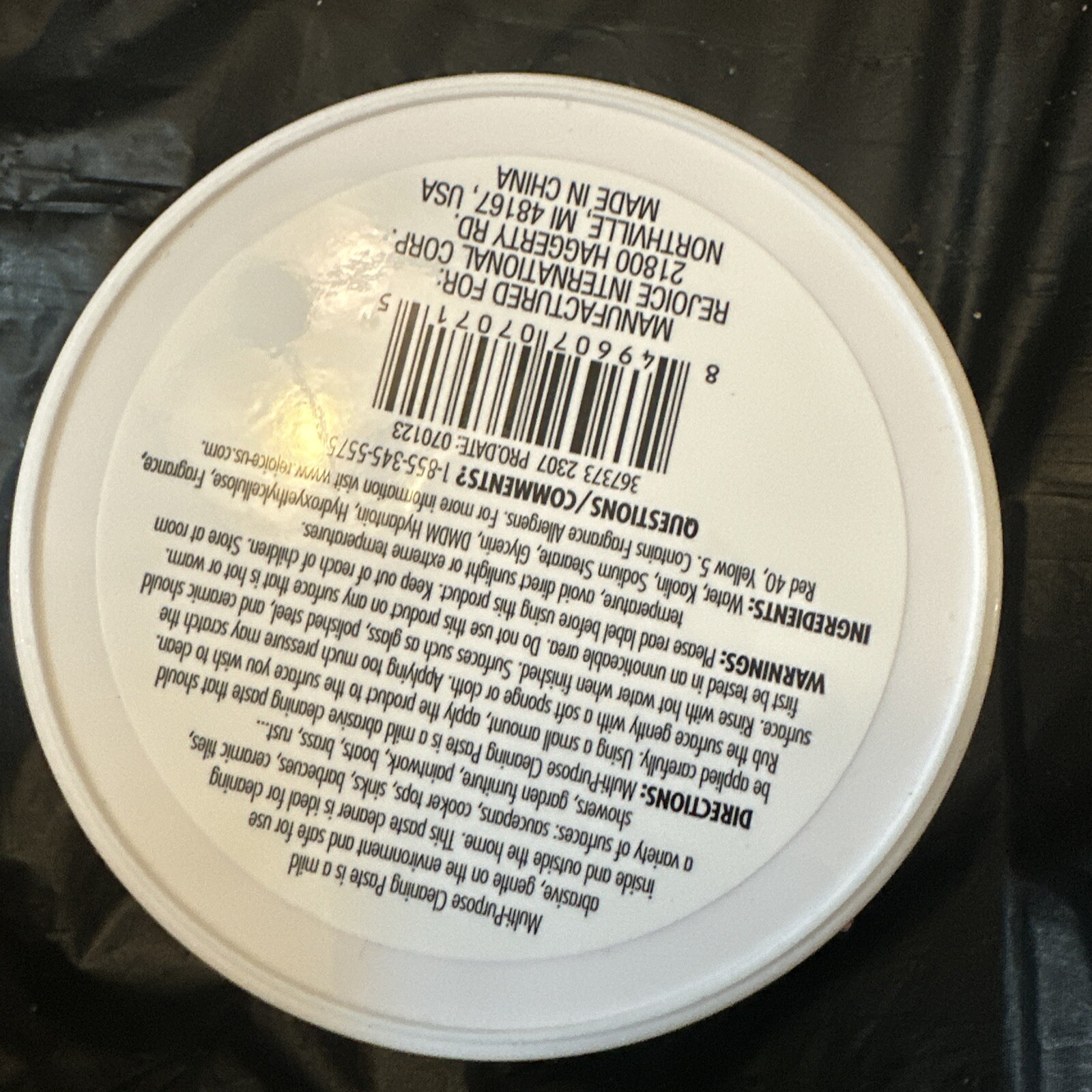Multi-purpose Cleaning Paste 7 oz For Tough Stains Kicthen Indoor & Outdoor