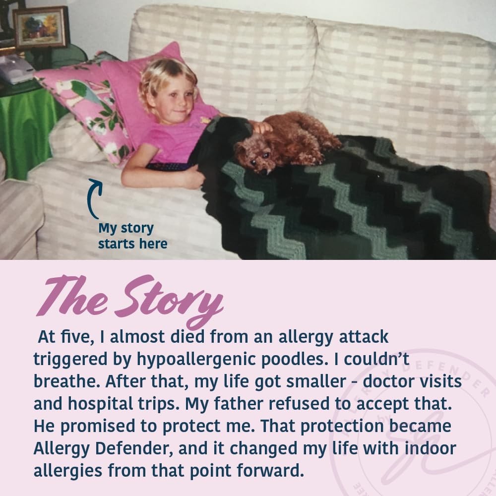 Allergy Asthma Clean Allergen Spray, Over 33oz 33.8 Fl Oz (Pack of 1), Clear