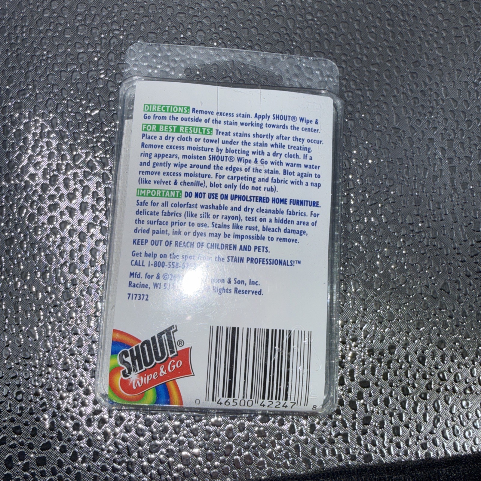Wipe & Go Instant Stain Remover Wipes – 4 Pack for Quick On-the-Go Stain Solu…